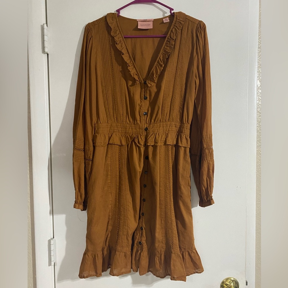 Scotch and soda brown dress